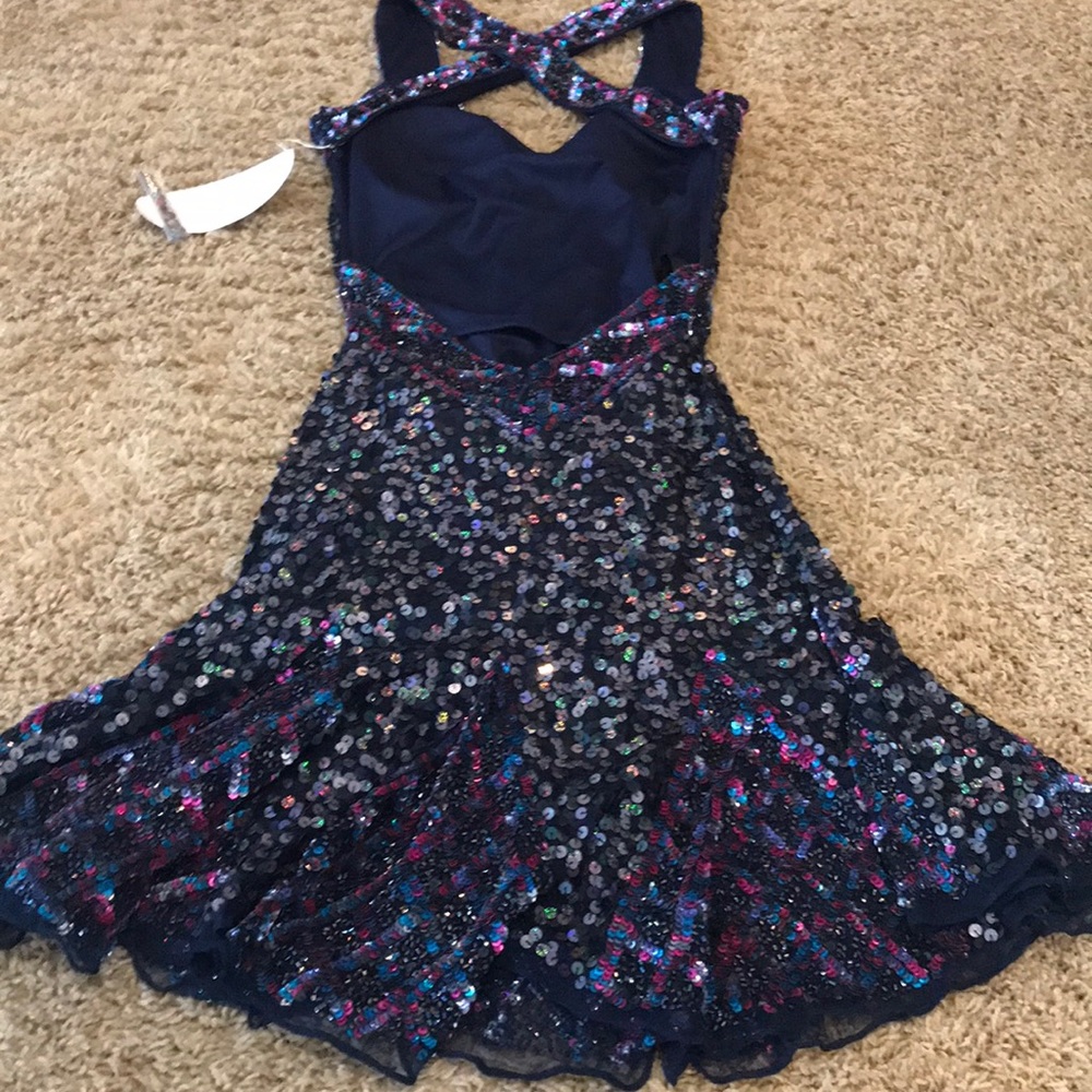 NWT! Size 0 Cassandra Stone beaded dress
